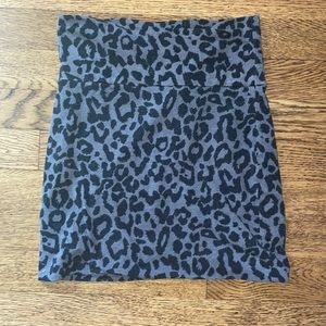 Leopard Print Skirt